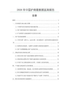 2026年中國護肩套數據監測報告