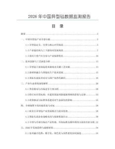 2026年中國異型氈數據監測報告
