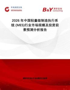 2026年中國輕量級制造執行系統 (MES)行業市場規模及投資前景預測分析報告