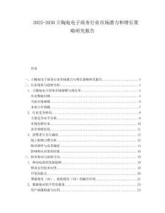 2025-2030立陶宛電子商務(wù)行業(yè)市場(chǎng)潛力和增長(zhǎng)策略研究報(bào)告