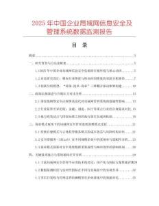 2025年中國企業局域網信息安全及管理系統數據監測報告