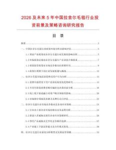2026及未來5年中國拉舍爾毛毯行業投資前景及策略咨詢研究報告