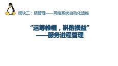 《網(wǎng)絡操作系統(tǒng)管理（Linux系統(tǒng)管理）》課件——任務15.服務進程管理
