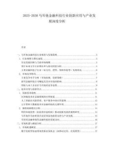 2025-2030馬耳他金融科技行業(yè)創(chuàng)新應(yīng)用與產(chǎn)業(yè)發(fā)展深度分析