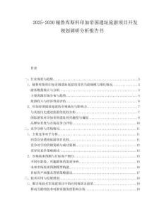 2025-2030秘魯庫斯科印加帝國遺址旅游項(xiàng)目開發(fā)規(guī)劃調(diào)研分析報告書