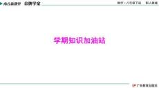 南方新課堂·金牌學(xué)案 數(shù)學(xué)八年級下冊 配人教版（課件）學(xué)期知識加油站