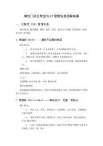 餐飲門店五常法與6T管理實務圖解指南