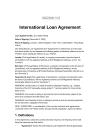 國(guó)際借款合同International Loan Agreement