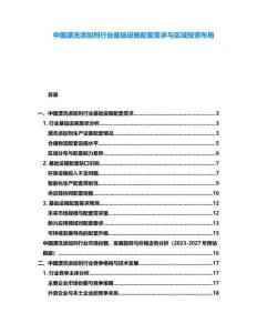 中國漂洗添加劑行業基礎設施配套需求與區域投資布局