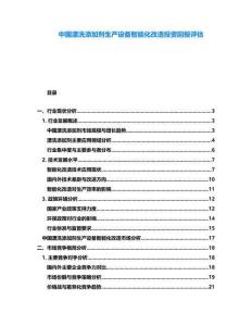 中國漂洗添加劑生產設備智能化改造投資回報評估