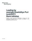 mckinsey -以身作則：阿迪亞?普里如何將 HDFC 銀行帶上巔峰 Leading by example  How Aditya Puri took HDFC Bank to the top