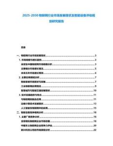 2025-2030物联网行业市场发展现状及智能设备评估规划研究报告