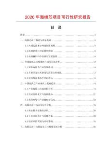 2026年海綿芯項(xiàng)目可行性研究報(bào)告