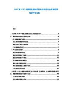 2025至2030中國銅及銅制品行業深度研究及發展前景投資評估分析