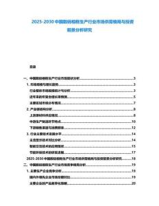 2025-2030中國數(shù)碼相框生產(chǎn)行業(yè)市場供需格局與投資前景分析研究