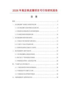 2026年高壓鍋皮圈項目可行性研究報告