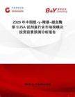 2026年中國脫-γ-羧基-凝血酶原 ELISA 試劑盒行業市場規模及投資前景預測分析報告