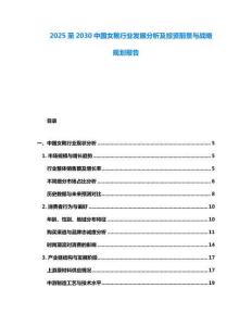 2025至2030中國女靴行業發展分析及投資前景與戰略規劃報告