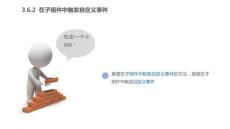 《Vue應(yīng)用開發(fā)》課件——3.6.3在父組件中監(jiān)聽自定義事件