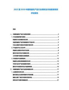 2025至2030中國鎢磨機產品行業調研及市場前景預測評估報告