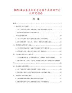 2026及未來5年電子電器開關項目可行性研究報告