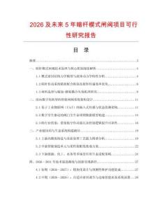 2026及未來5年暗桿楔式閘閥項目可行性研究報告