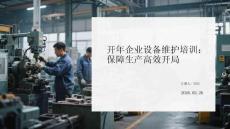 開年企業(yè)設備維護培訓：保障生產高效開局
