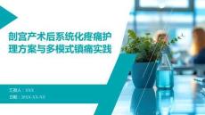 剖宮產術后系統化疼痛護理方案與多模式鎮痛實踐