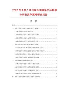 2026及未来5年中国手钩盘垫市场数据分析及竞争策略研究报告