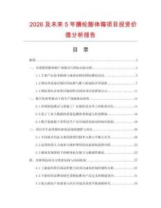 2026及未來5年腈綸膨體箱項目投資價值分析報告