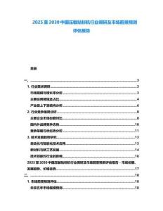 2025至2030中國壓敏貼標機行業(yè)調研及市場前景預測評估報告