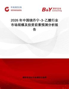 2026年中國繞丹寧-3-乙酸行業市場規模及投資前景預測分析報告