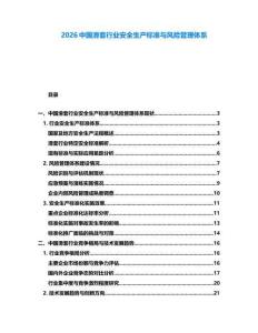 2026中國滑套行業安全生產標準與風險管理體系