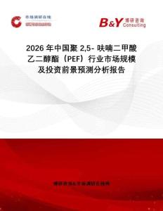 2026年中國聚 25- 呋喃二甲酸乙二醇酯（PEF）行業市場規模及投資前景預測分析報告