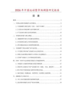 2026年中國(guó)運(yùn)動(dòng)墊市場(chǎng)調(diào)查研究報(bào)告