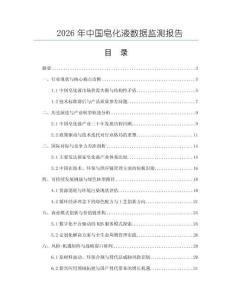 2026年中國皂化液數據監測報告