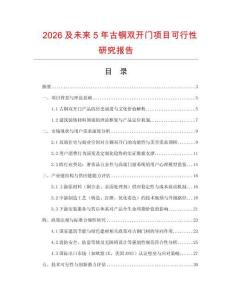 2026及未來5年古銅雙開門項(xiàng)目可行性研究報告