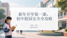 新年開學第一課：初中校園安全全攻略