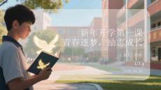 新年開(kāi)學(xué)第一課：青春逐夢(mèng)，勵(lì)志成長(zhǎng)