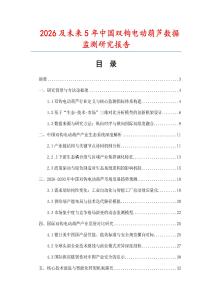 2026及未來5年中國雙鉤電動葫蘆數(shù)據(jù)監(jiān)測研究報告