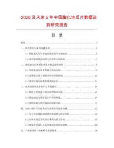 2026及未來5年中國膨化地瓜片數據監測研究報告