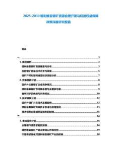 2025-2030玻利維亞銀礦資源合理開發(fā)與經(jīng)濟(jì)權(quán)益保障政策深度研究報(bào)告