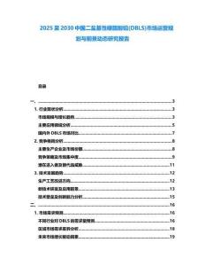 2025至2030中國二鹽基性硬脂酸鉛(DBLS)市場運營規劃與前景動態研究報告