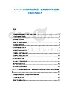 2025-2030中國椰油酰胺丙基二甲胺行業(yè)海外市場拓展與本地化戰(zhàn)略分析