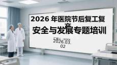 2026年医院节后复工复产安全与发展专题培训