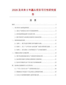 2026及未來5年藠頭項目可行性研究報告