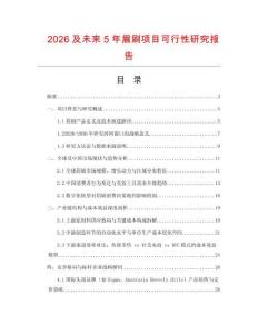2026及未來5年眉刷項目可行性研究報告
