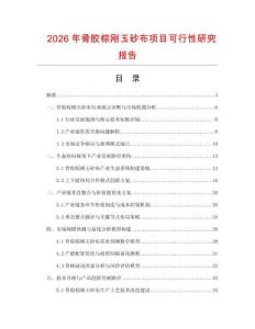 2026年骨胶棕刚玉砂布项目可行性研究报告