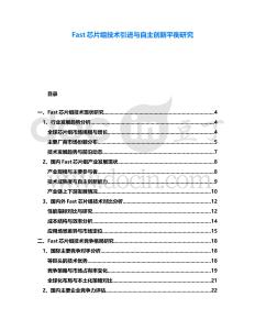Fast芯片組技術引進與自主創新平衡研究