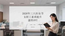 2026 年三八婦女節 女職工素質提升 課件 PPT